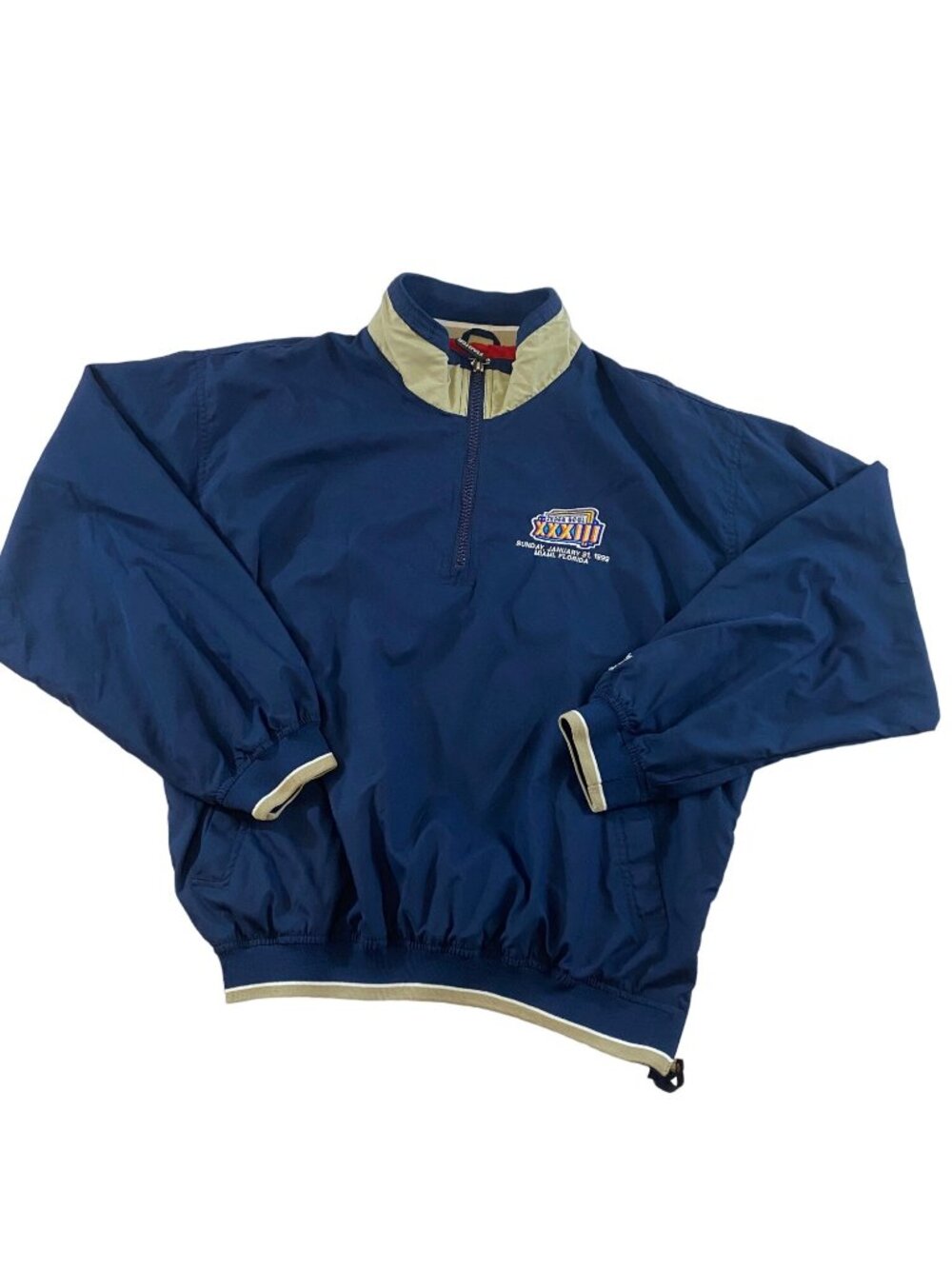 Starter Vintage Superbowl 1999 Miami Zip Up Windbreaker - Large